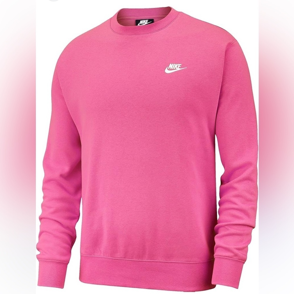 Nike Sportswear Club Crew Sweatshirts Pink size Small